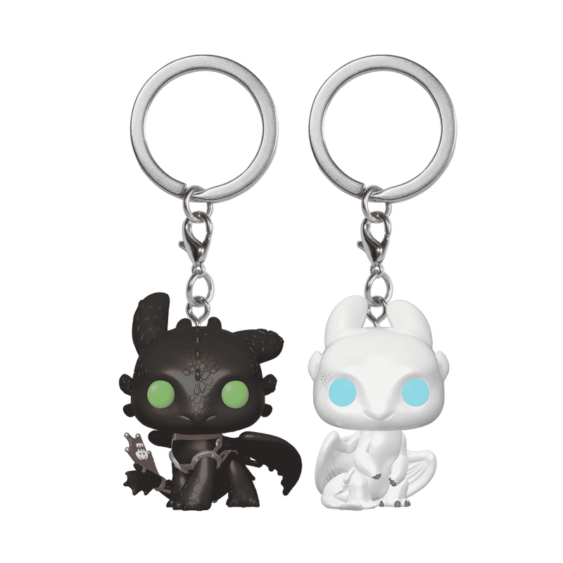 Pop! Keychain Toothless & Light Fury - 2 Pack, , hi-res view 1
