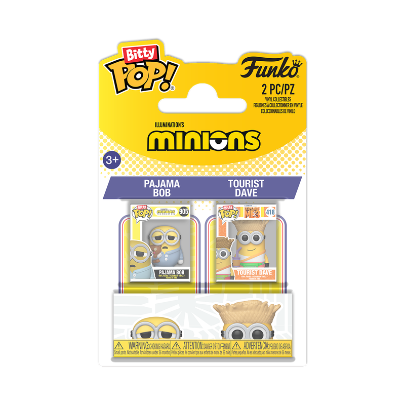 Bitty Pop! Pajama Bob & Tourist Dave 2-Pack, , hi-res view 1