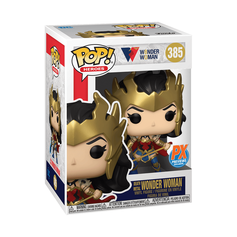 POP Heroes:WW80th-Death Metal w/(GW)Chase, , hi-res view 1