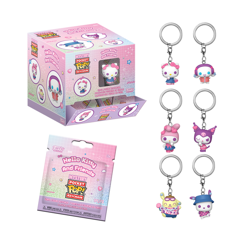 Mystery Pop! Keychain Hello Kitty & Friends Y2K Digital Dream, , hi-res view 1