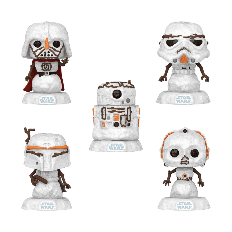 Pop! Star Wars Holiday Snowman 5-Pack, , hi-res view 1