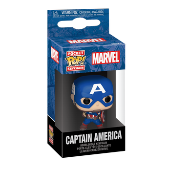 Pop! Keychain Captain America (Marvel New Classics), Image 2