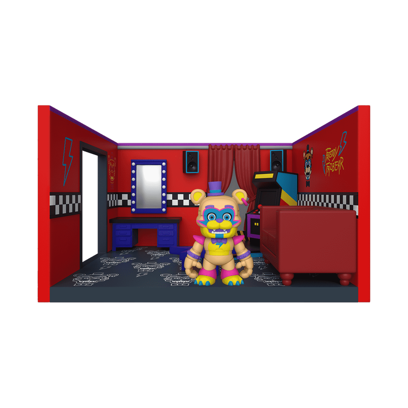 SNAPS! Glamrock Freddy with Dressing Room Playset, , hi-res view 1