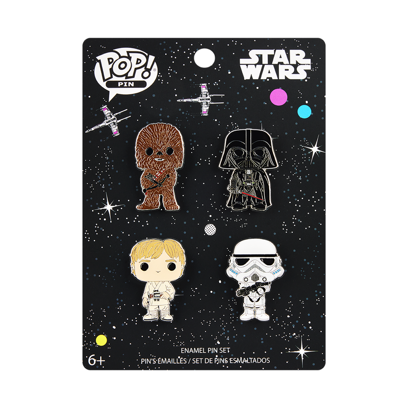Star Wars 4-Pack Pin Set, , hi-res image number 1