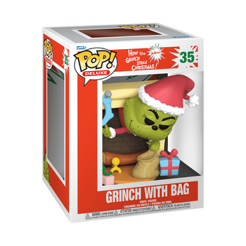 Pop! Deluxe Grinch with Bag, Image 2