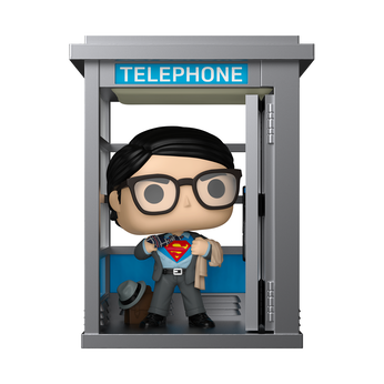 Pop! Deluxe Superman in Phone Booth, Image 1