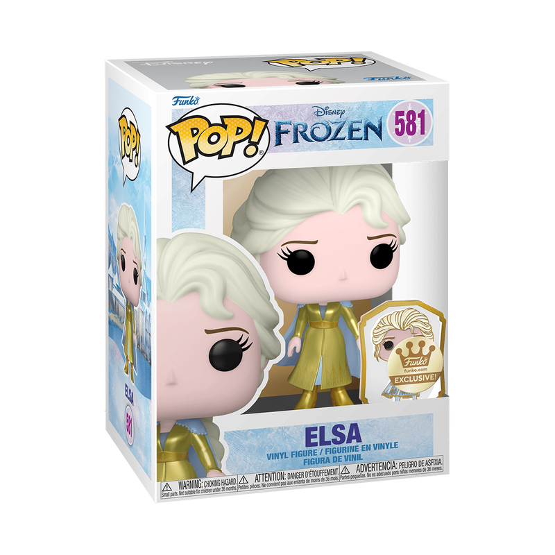 Pop! Elsa (Gold) with Pin, , hi-res view 3