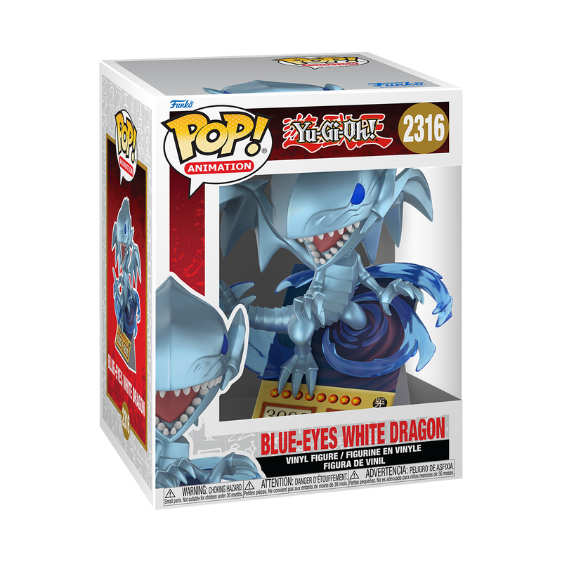 遊戯王 ファンコポップ シルバーブルーアイズホワイトドラゴン Pop! Premium Blue-Eyes White Dragon | Funko
