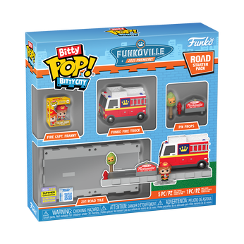 Bitty Pop! Bitty City Funkoville Road Starter Pack, Image 1