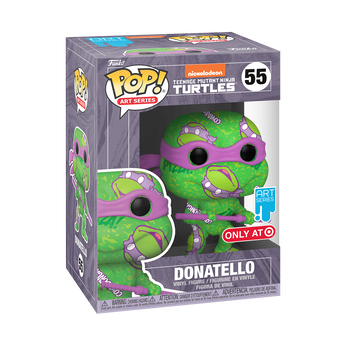 Pop! Artist Series Donatello with Pop! Protector, Image 2