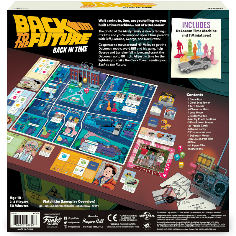 Back to the Future - Back in Time Board Game, , hi-res view 3