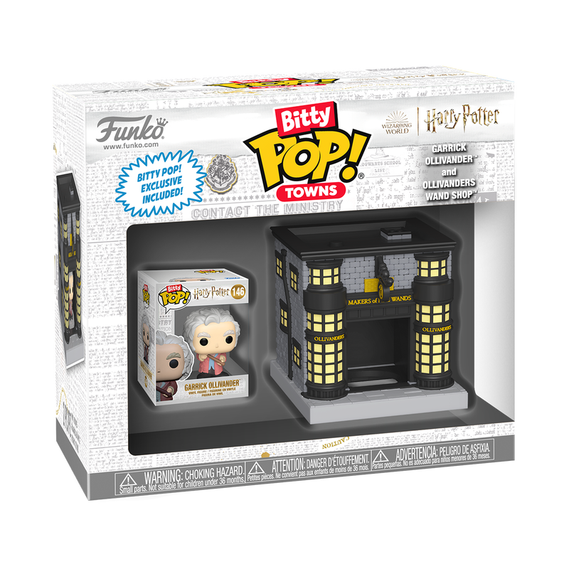 Bitty Pop! Towns Garrick Ollivander and Ollivander Wand Shop, , hi-res view 1