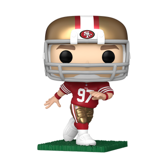 Pop! Nick Bosa (Running) (Red & Gold Uniform), Image 1