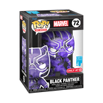 Pop! Artist Series Black Panther with Pop! Protector, , hi-res image number 2