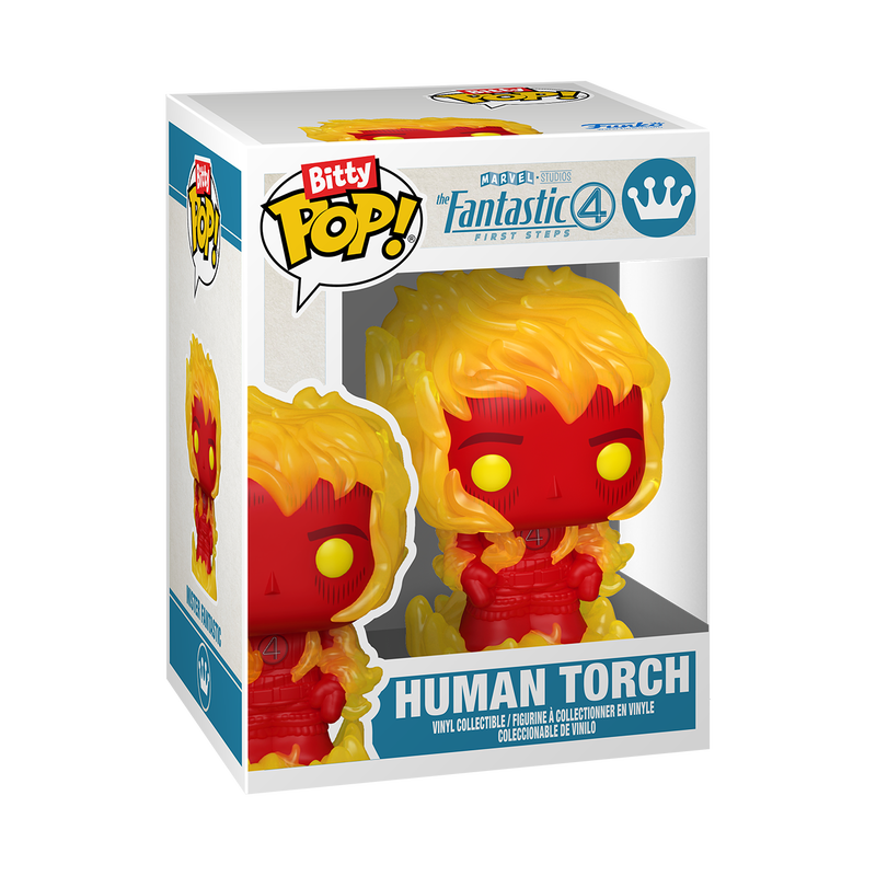 Bitty Pop! Human Torch (Fantastic Four: First Steps) [SDCC], , hi-res view 1