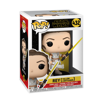 Pop! Rey with Yellow Lightsaber, Image 2