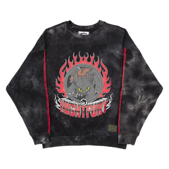 How To Train Your Dragon Night Fury Crewneck Sweatshirt, Image 1