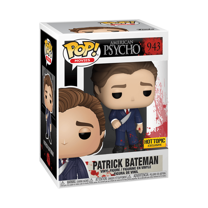 POP Movies: American Psycho- Patrick in suit w/Knife & business Card, , hi-res view 1
