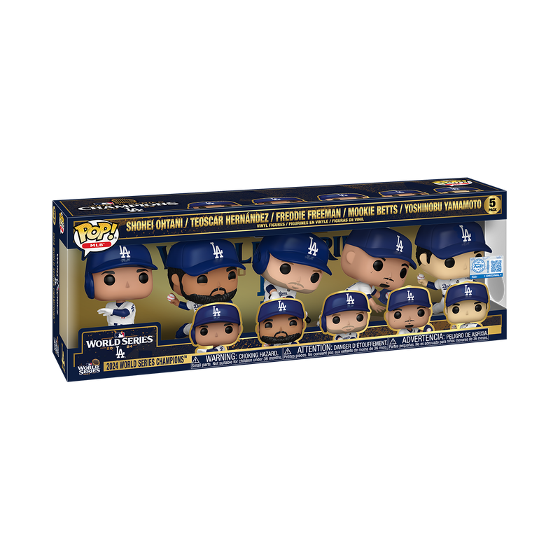 Pop! Los Angeles Dodgers 2024 MLB World Series Champions 5-Pack, , hi-res view 2