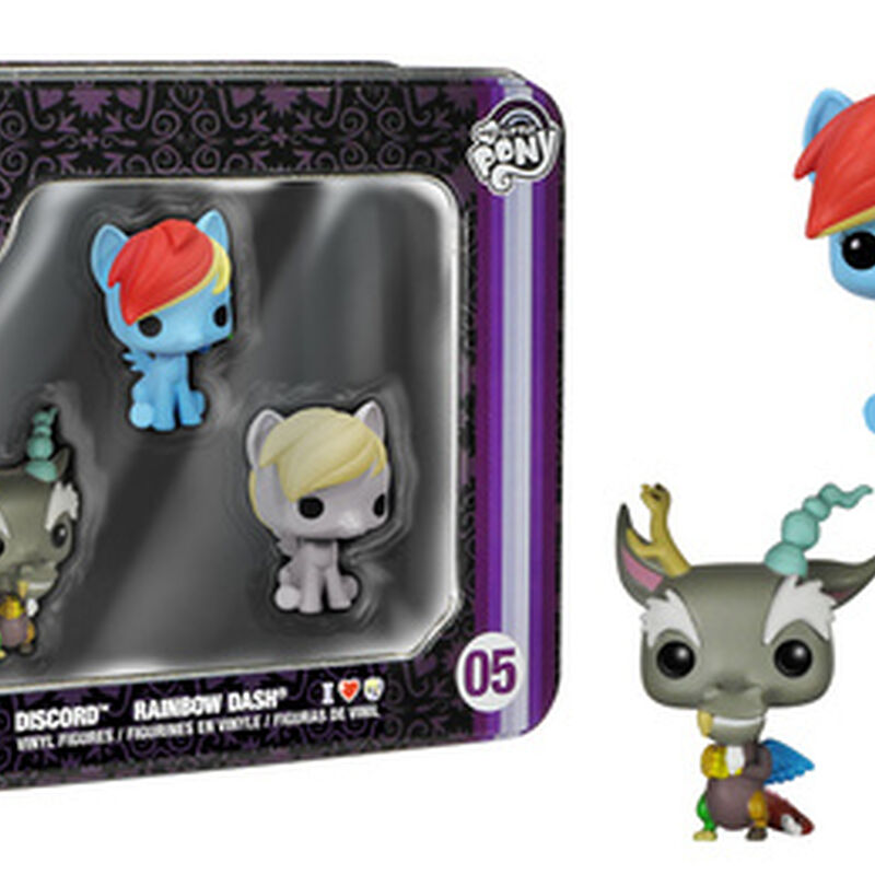 Pocket Pop! MLP 3 Pack Tin - Dash, Discord & Derpy, , hi-res view 1