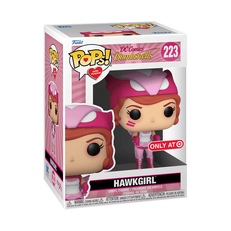 POP Heroes: BC Awareness- Bombshell Hawkgirl (T), , hi-res view 1