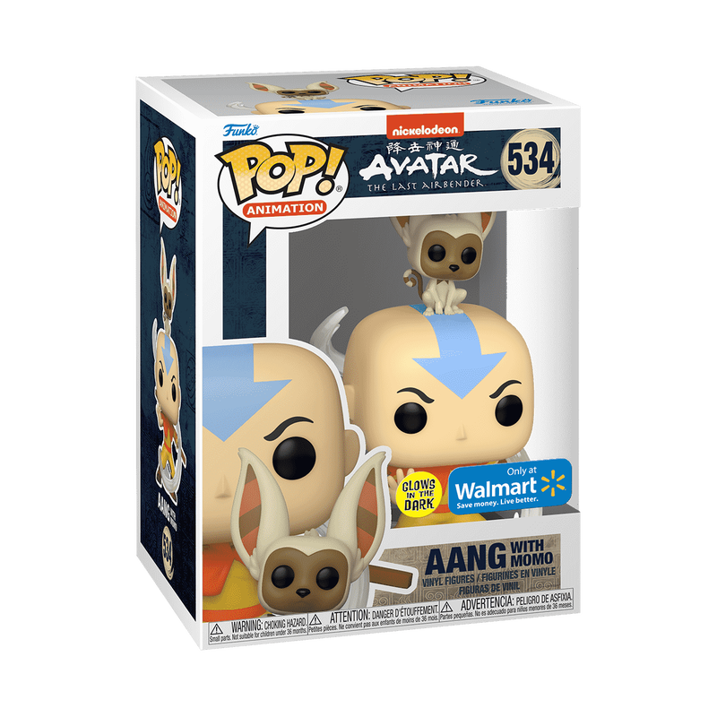Pop! Aang with Momo (Glow), , hi-res view 3
