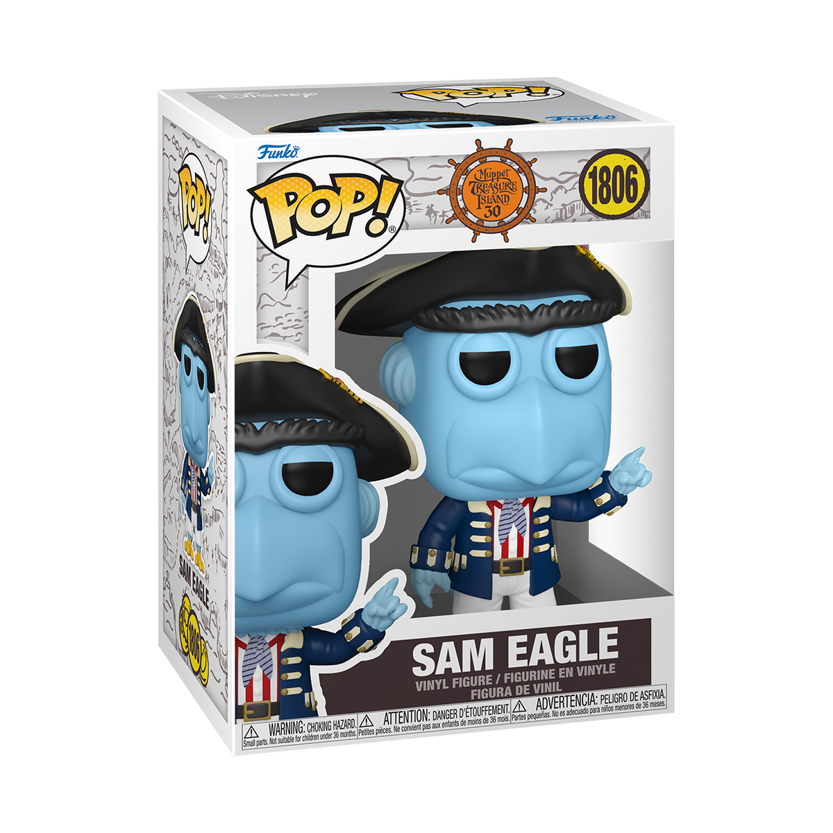 Детская фигурка Funko Pop! Sam Eagle (Muppet Treasure Island) — фото 2