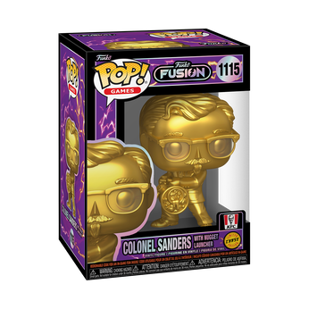 Pop! Colonel Sanders with Nugget Launcher (Funko Fusion) (Chase), Image 2