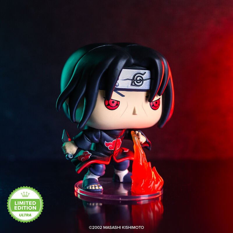 Pop! Itachi Uchiha (Fireball Jutsu) with Pop! Protector, , hi-res view 1