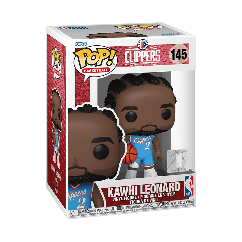 Pop! 21-22 NBA City Edition Kawhi Leonard, , hi-res view 2
