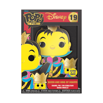 Pop! Pin Queen and King of Hearts (Glow), Image 1