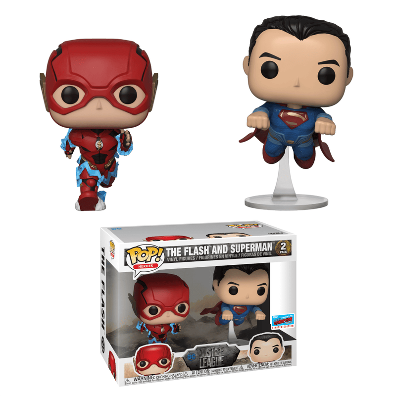 Pop! JL-2 Pack-The Flash and Superman (Racing), , hi-res view 1