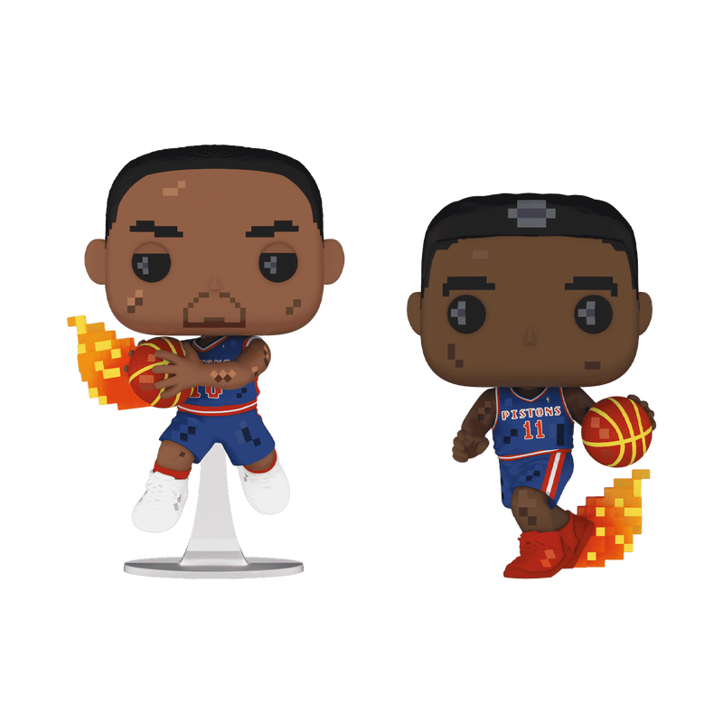 Pop! 8-Bit Dennis Rodman & Isiah Thomas 2-Pack, , hi-res view 1