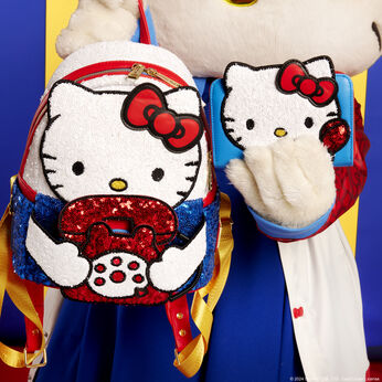 Sanrio Exclusive Hello Kitty 50th Anniversary Phone Sequin Cosplay Zip Around Wallet, Image 2