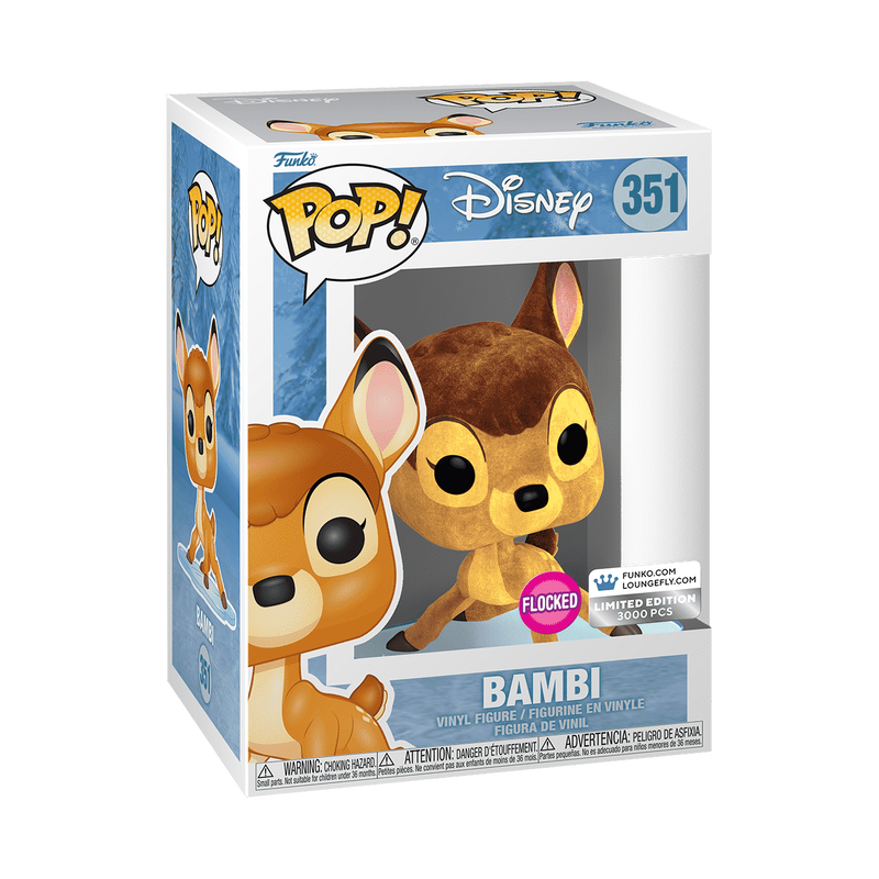 Buy Limited Edition Bundle Exclusive - Bambi on Ice Lenticular Mini Backpack and Pop! (Flocked) at Loungefly.