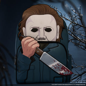 Halloween Michael Myers Cosplay Glow Full-Size Backpack, Image 2