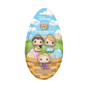 Pocket Pop! Easter Belle, Cinderella, Rapunzel 3-Pack, Image 1
