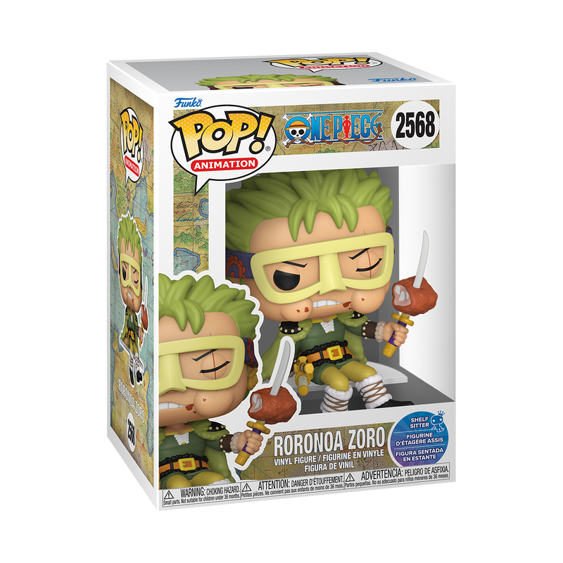 Pop! Roronoa Zoro (Shelf Sitter) | Funko