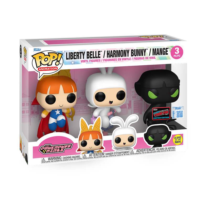 Pop! Powerpuff Girls (Glow) 3-Pack [NYCC] | From the Vault | Funko