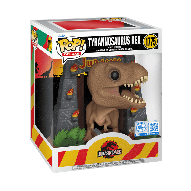 DXファンコポップ 『ジュラシック・パーク』 ティラノサウルス w/ゲート Pop! Deluxe Tyrannosaurus Rex with Gates | Funko
