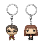Pop! Keychain Harry Potter & Hermione Granger Face 2-Pack, , hi-res view 1
