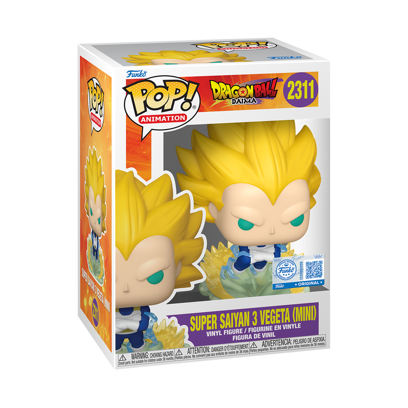 Pop! Super Saiyan 3 Vegeta (Mini) | Funko