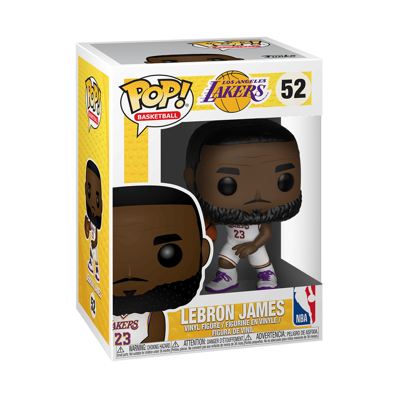 Pop! Lebron James (White Uniform), , hi-res view 2