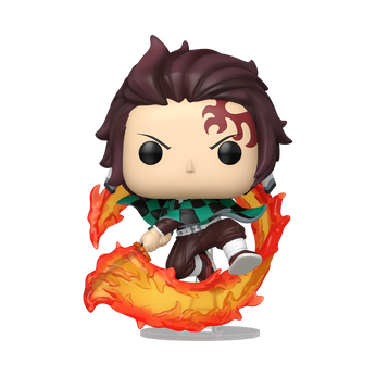 Pop! Tanjiro Kamado with Flaming Sword, , hi-res view 1