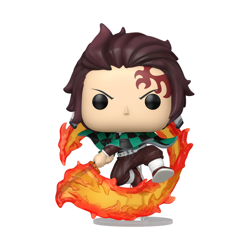 Pop! Tanjiro Kamado with Flaming Sword, , hi-res view 1