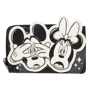 Mickey & Minnie Mouse Ghost Zip Around Card Holder, , hi-res view 1