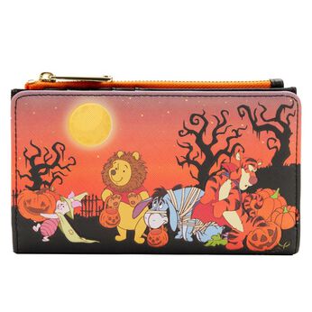 Winnie the Pooh Halloween Group Glow Flap Wallet, Image 1
