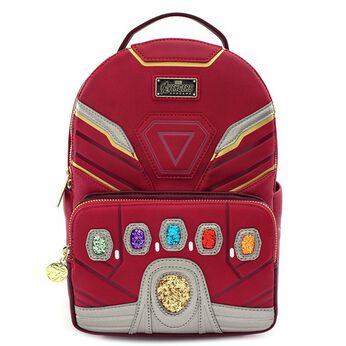 LOUNGEFLY X MARVEL IRON MAN IRON GAUNTLET MINI BACKPACK, Image 1