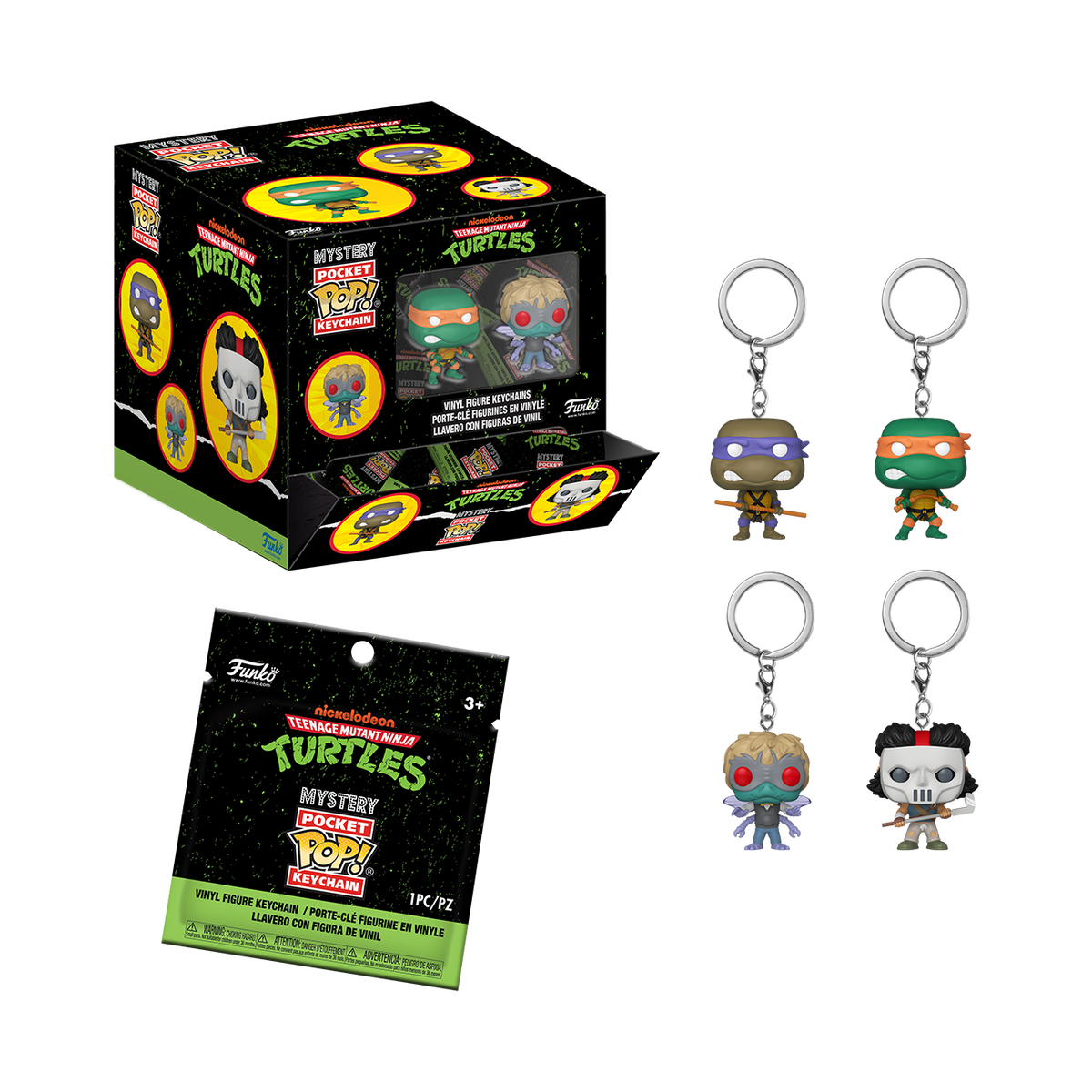 Детский брелок Funko Mystery Pop! Keychain Teenage Mutant Ninja Turtles
