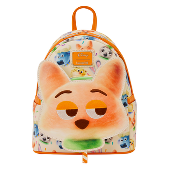 Zootropolis 2 Nick Wilde Cotton Candy Cosplay All-Over Print Mini Backpack, Image 1